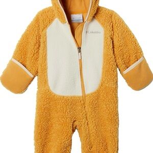 Columbia Kids' Vibrant Orange and Cream Footie
